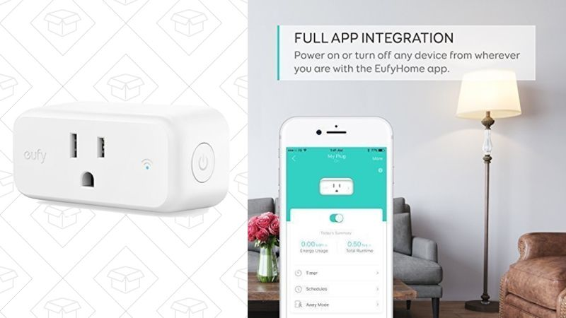 Mini enchufe inteligente Eufy | $18 | Amazon | Usa el código DGY8TLE6